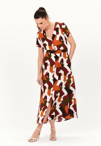 Caroll Maxi-jurk - marron fonce