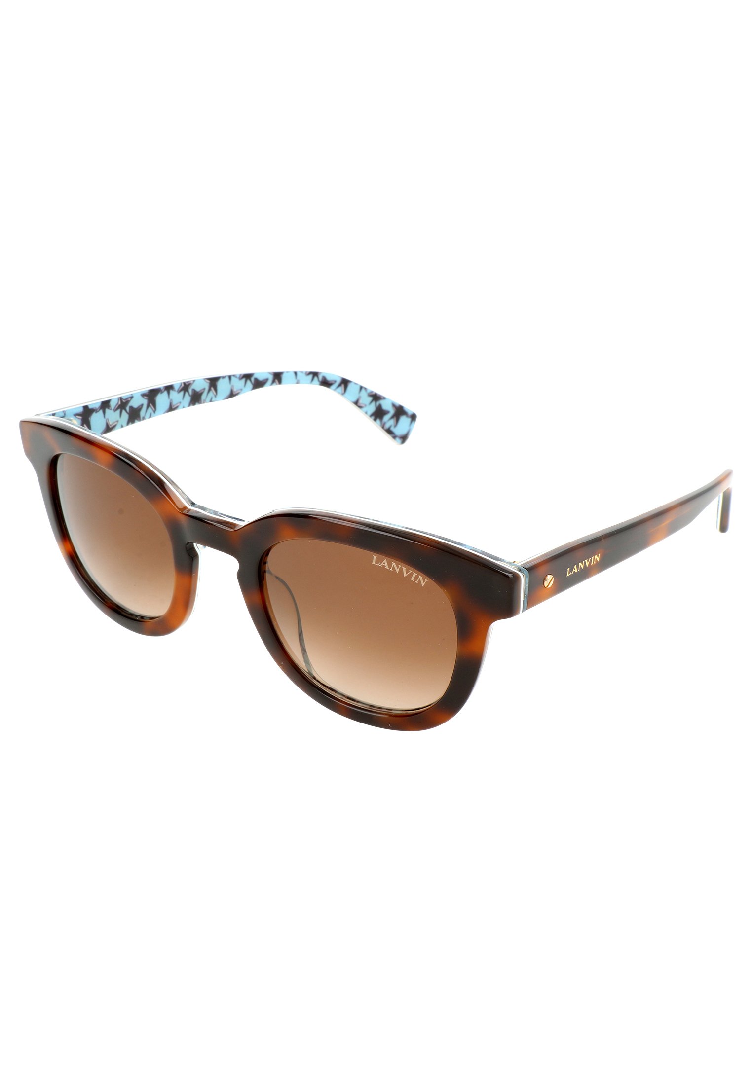 Lanvin Occhiali da sole - havana with shiny pattern/arancione - Zalando