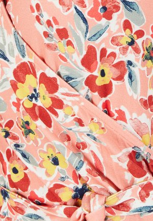 Damart EFFET CACHE-COEUR STRETCH - Robe en jersey - rose fleuri