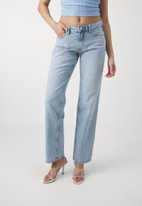 Gina Tricot - LOW - Jeans straight leg - blue Miniatyrbild 1