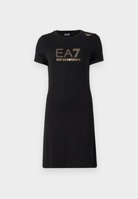 DRESS - Vestito di maglina - black