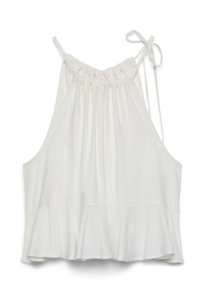 Calliope, TOP TINTA UNITA - Top - bianco lana
