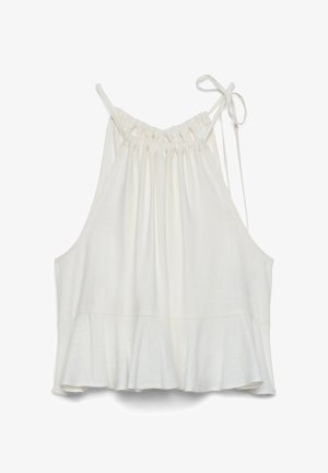 Calliope, TOP TINTA UNITA - Top - bianco lana
