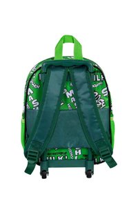Karactermania CAPTAIN AMERICA FIRST SMALL 3D RUCKSACK WITH WHEELS - Trolley - Hulk green