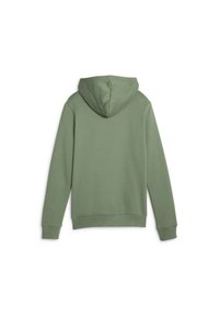 Puma LOGO HOODIE - Felpa con cappuccio - eucalyptus