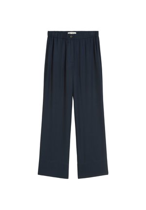 Marc O'Polo FLIESSENDE WIDE  - Trousers - deep blue sea