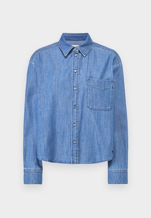 Fortela Camicia Amleto Patch Pockets Chambray Uomo Fortela Camicia Amleto Patch Pockets Chambray Uomo