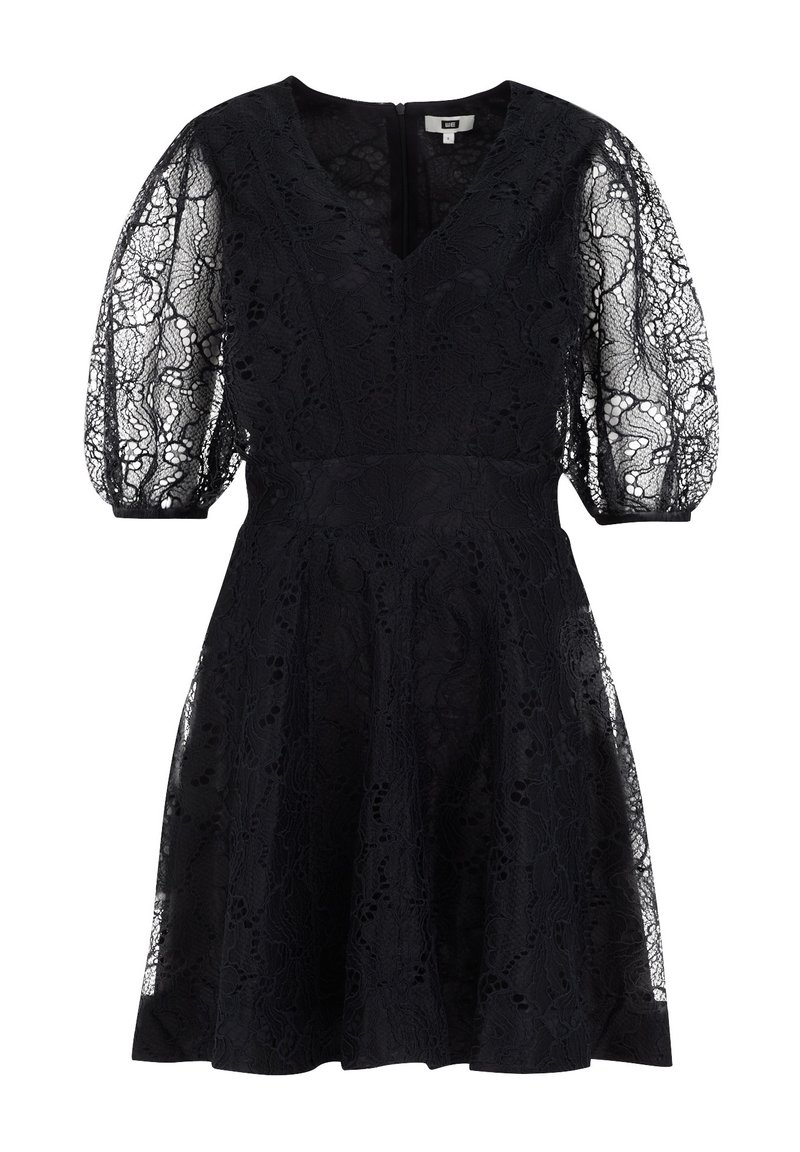 WE Fashion Cocktailjurk gemêleerd donkerblauw WE Fashion Cocktailjurk gemêleerd donkerblauw