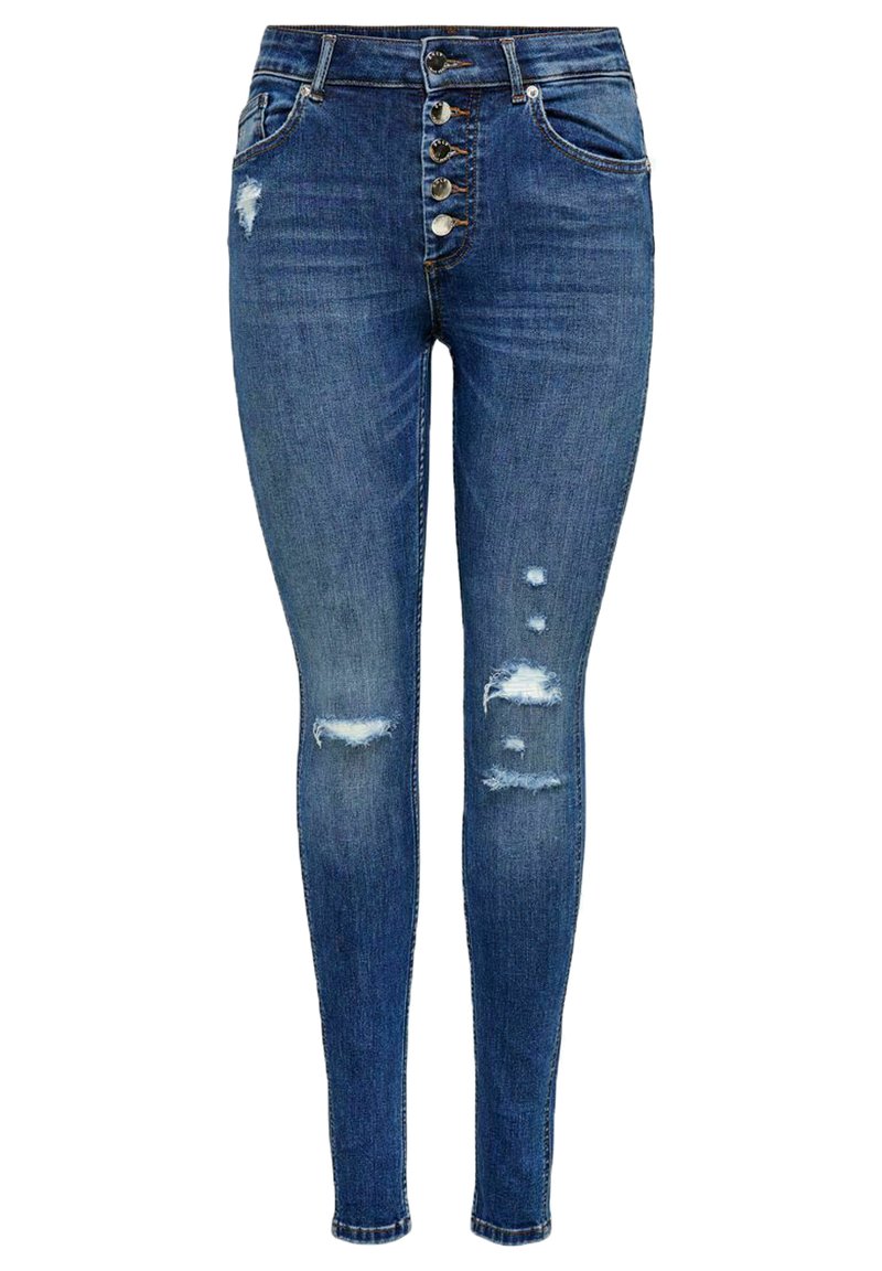 Only Jeans Skinny Fit donkerblauw