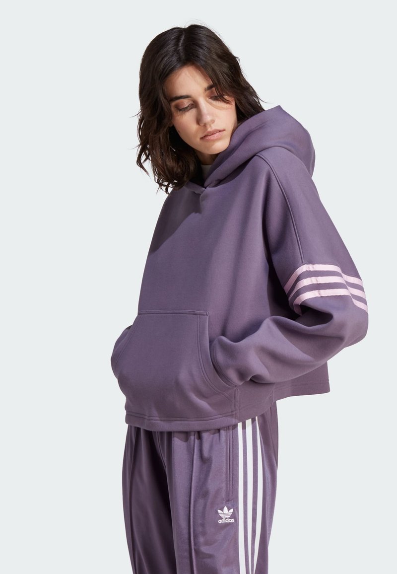 adidas Originals ADICOLOR NEUCLASSICS - Sweat ?� capuche - shadow violet/violet - ZALANDO.FR