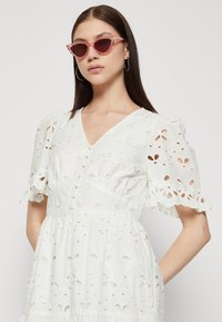 YAS YASKANIKKA MIDI DRESS - Shirt dress - star white