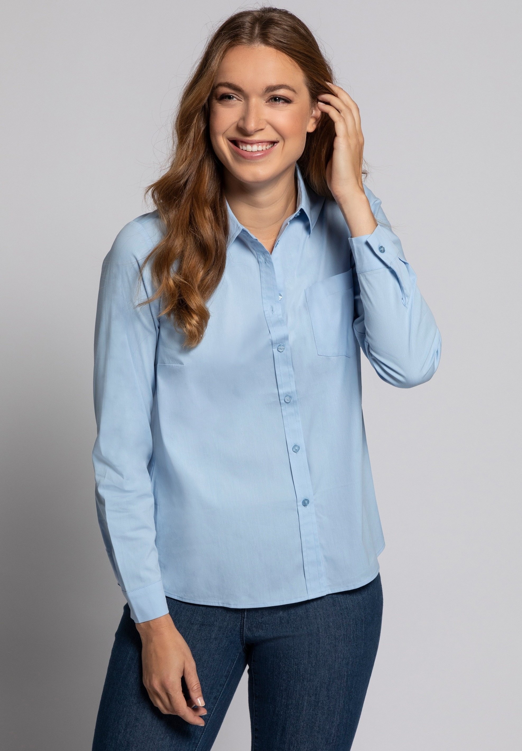 Schwalbenduck blau NEU Gina Laura Hemdbluse Schwalbenduck blau NEU Gina Laura Hemdbluse