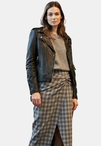 Ricano FOXY - Lederjacke - schwarz