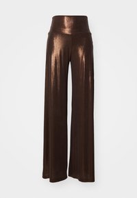 Norma Kamali Tygbyxor - dark brown