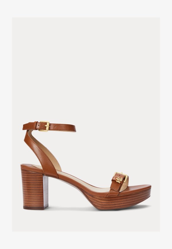 MELISSAH - Platform sandals - tan