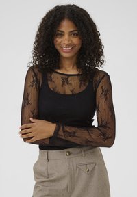 Kaffe KAPENELOPE - Pusero - black deep