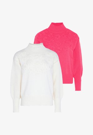 Mo, 2-PACK - Maglione - pink wollweiss