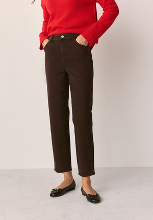 Next REGULAR FIT - STOVEPIPE STRAIGHT - Jeans Straight Leg - chocolate brown