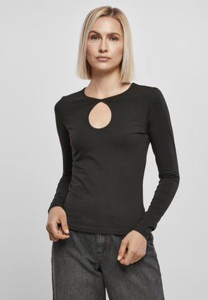 Long sleeved top - black