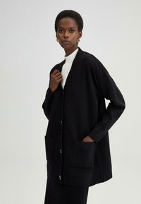 Touché Privé CARDIGAN SKIRT KNIT SET - Kardiganas - black