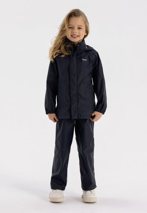 PACKAWAY - Rain trousers - dark blue