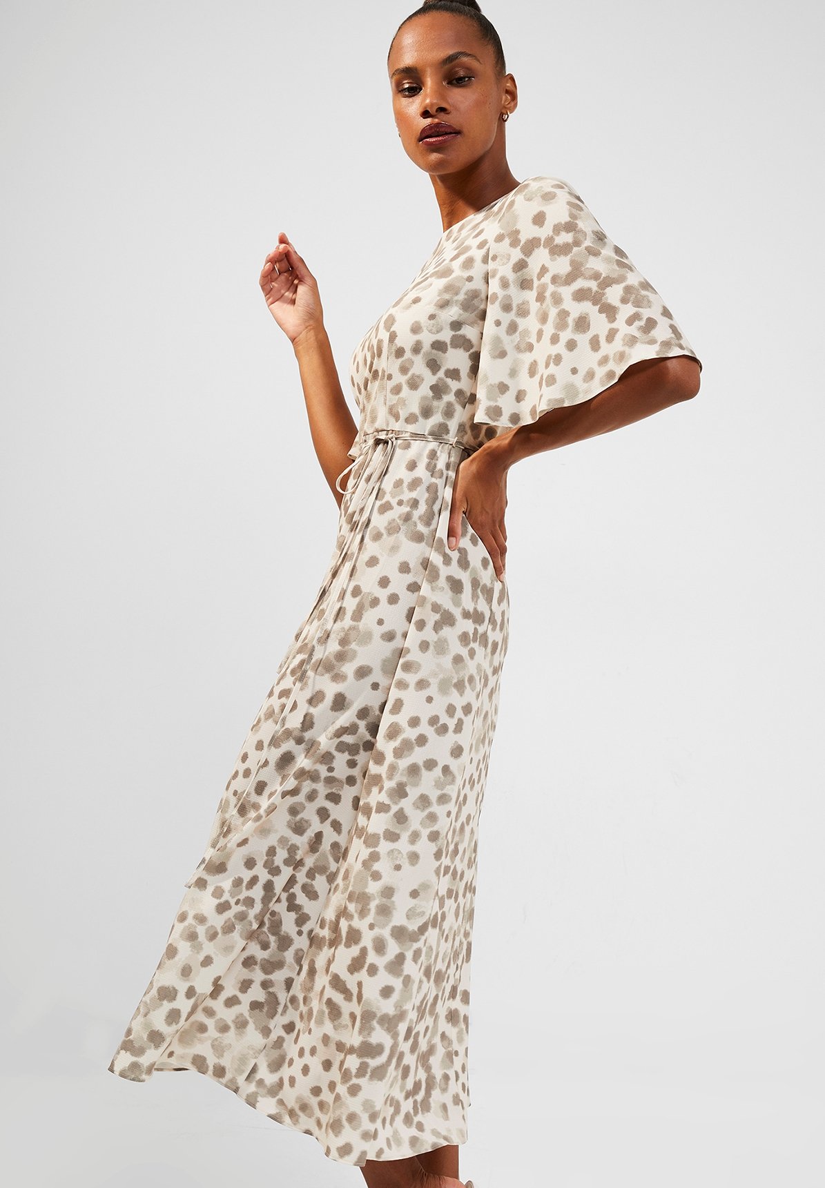 French Connection EVA VERONA CREPE - Jurk - classic cream multi/beige -  Zalando.nl