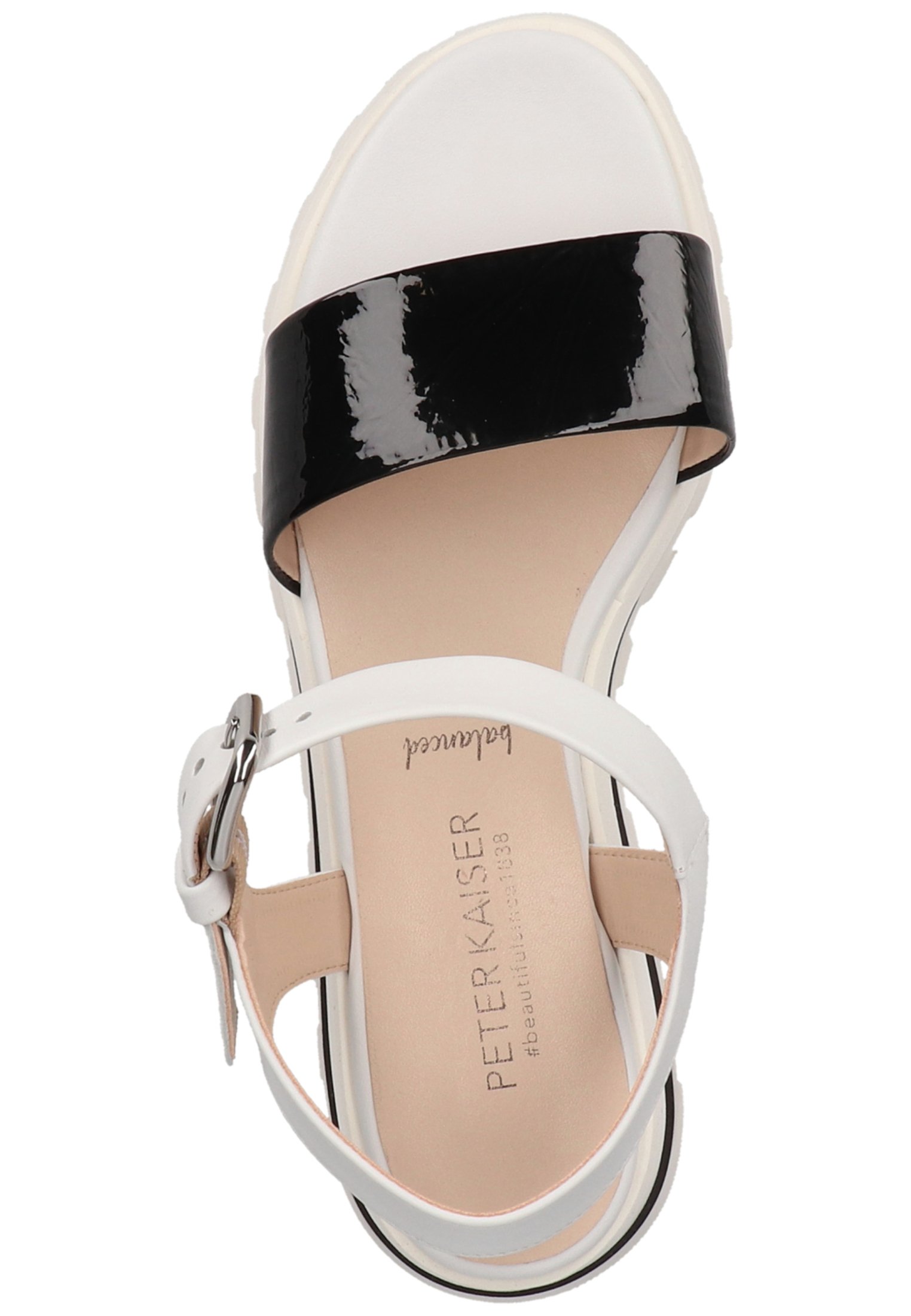 Peter Kaiser Sandalen met sleehak - schwarz/Zwart - Zalando.be