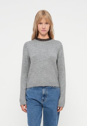 ONLTAMMY O NECK  - Pullover - light grey melange