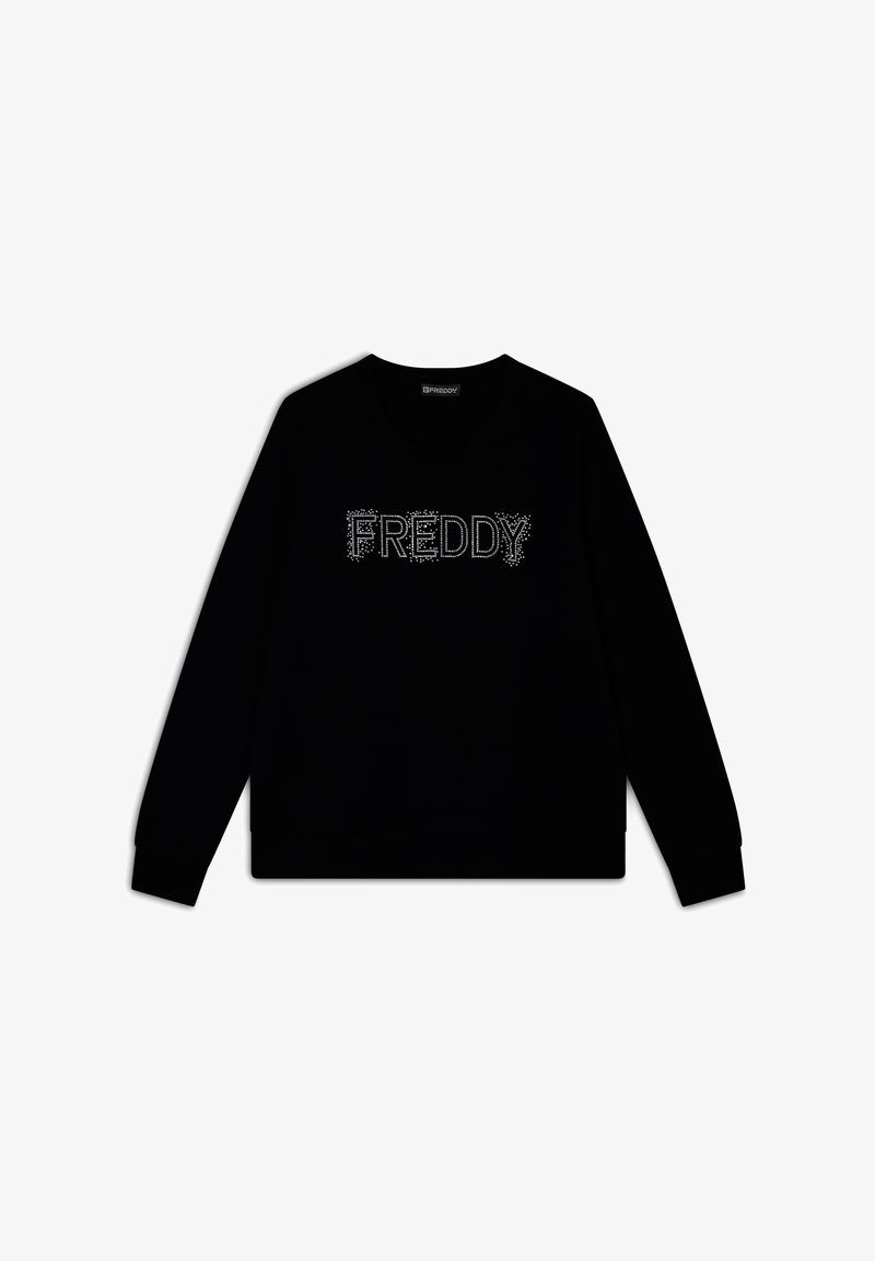 Freddy GIROCOLLO CON LOGO IN STRASS - Sudadera - nero