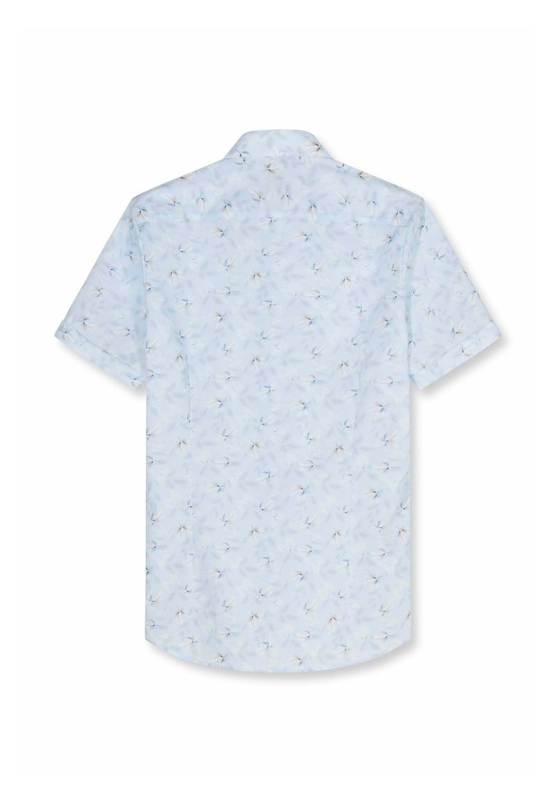 OLYMP Camicia da uomo a maniche corte Level.Five,Faux Uni,366 Level 5 Body fit (15.05.2015 - F16), 21 New York Kent-2, Blu 11, 52