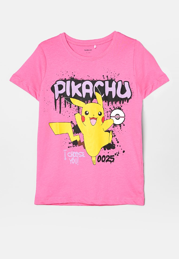 name it T-shirt print meerkleurig