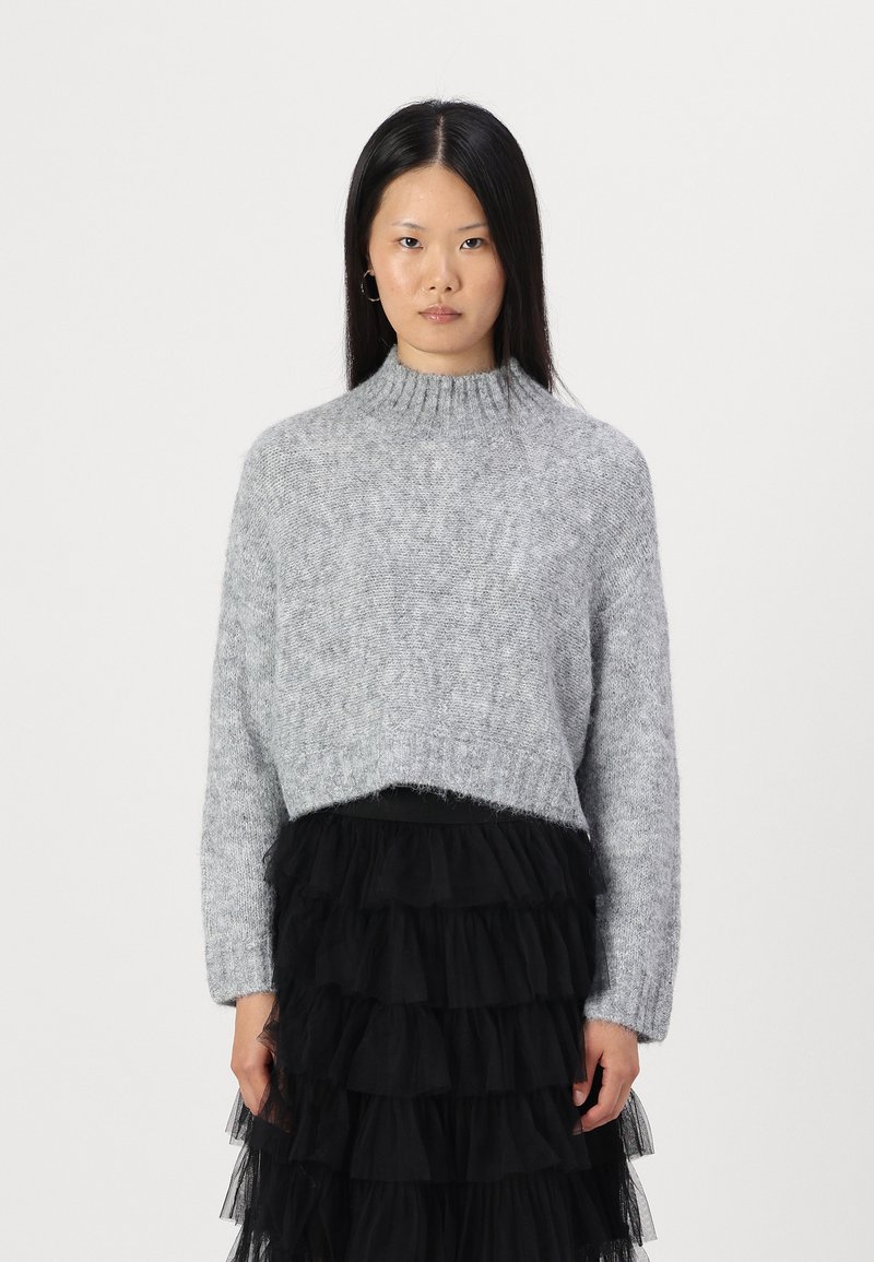 Aware VMMARS HIGH NECK CROPPED - Vesta - light grey