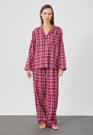 FLANNEL SET - Pizsama szett - red based