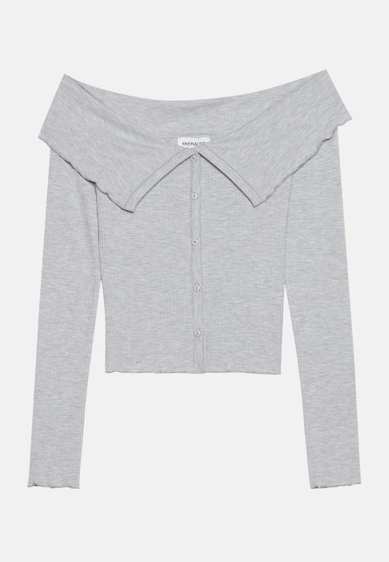 Even&Odd Longsleeve lichtgrijs gemêleerd