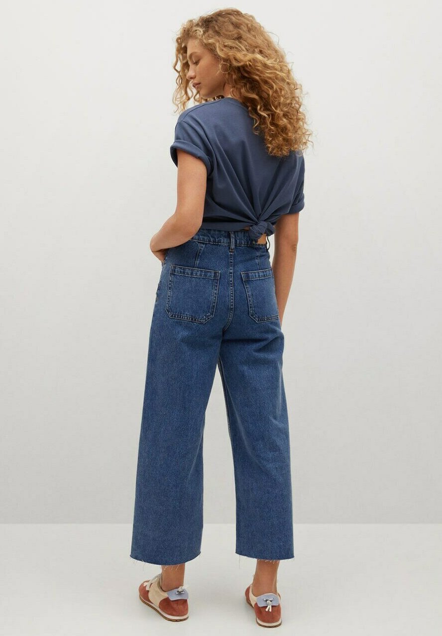 Mango Jeans a zampa - dark blue/blu scuro - Zalando