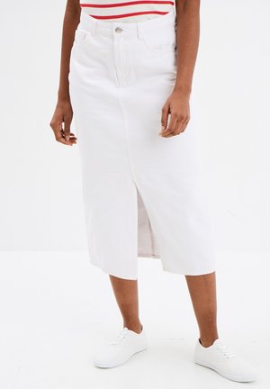 Creeks Denim skirt - denim blanc