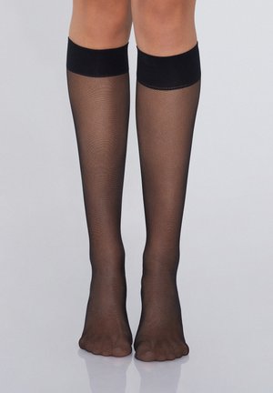 20 DEN - Podkolenky - schwarz black