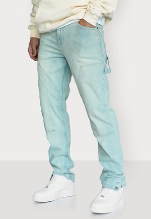 CARPENTER - Jeans Straight Leg - washed cremeblue