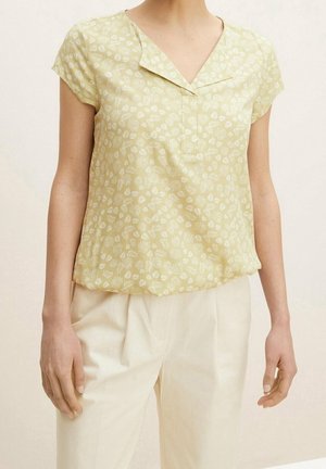 Blouse - mottled olive