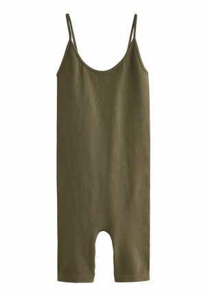PREMIUM STRAPPY CAMI UNITARD - REGULAR FIT - Lühikeste varrukatega bodi - khaki green