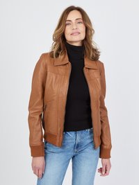 JCC Lederjacke - cognac