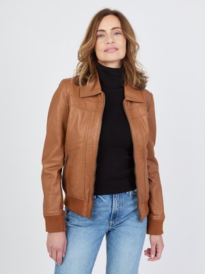 JCC Lederjacke - cognac