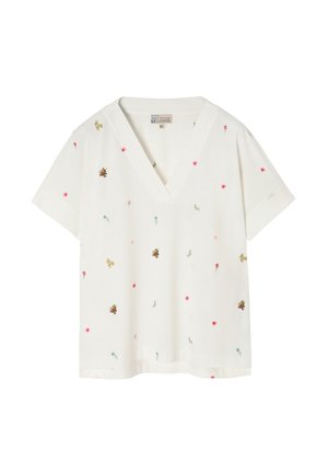 TATUUM CELIA - Print T-shirt - off white
