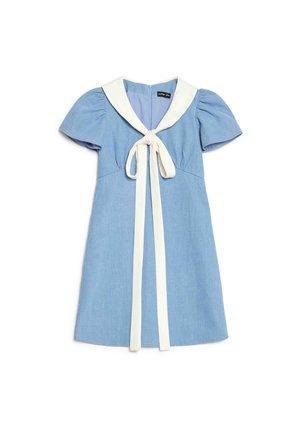 Sister Jane, KASOS DENIM BOW DRESS - Τζιν φόρεμα - blue