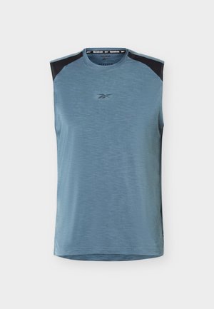 Reebok, SPEED FLEX TANK - Top - charcoal marl/black