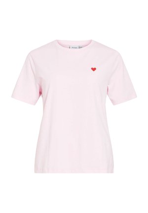 VILA, T-SHIRT VIVORA RUNDHALS - T-Shirt basic - cherry blossom
