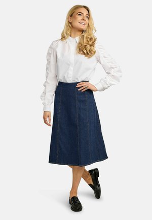 ASTA ASHAPE  - sukňa v tvare A - blue denim