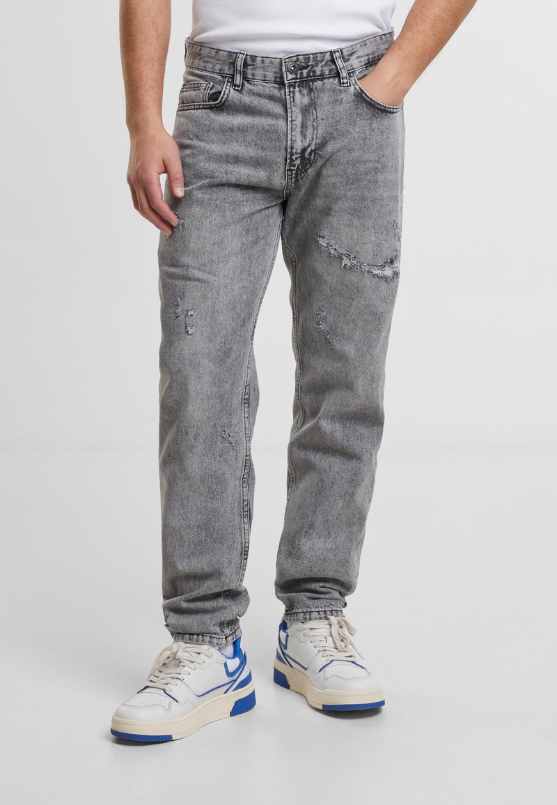 2Y Premium Traperice suženog kroja - grey