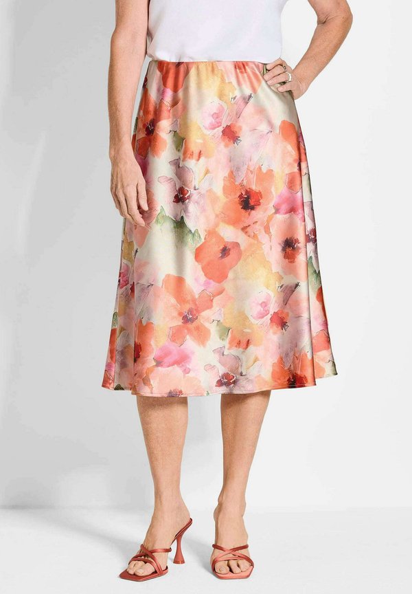 A-Linien-Rock - peach patterned