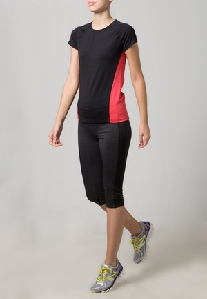 Even&Odd active, Leggings - mottled dark grey